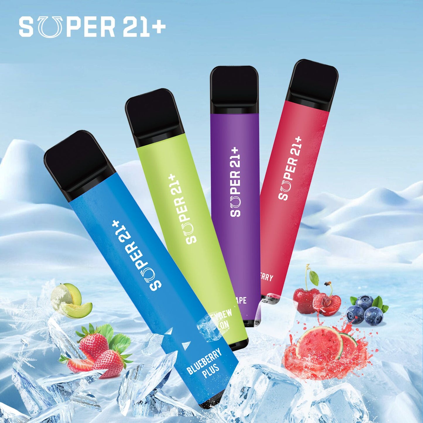 Super 21+ 1500 Watermelon (2% Nic)