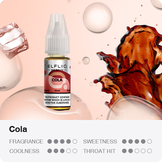 Elfbar Elfliq Cola 10ml Nikotin Salz Liquid (20mg)