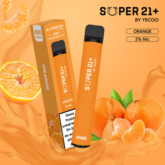 Super21+ 800 Orange (2% Nic)