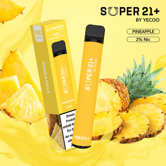 Super21+ 800 Pineapple (2% Nic)