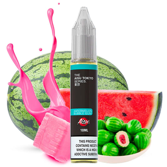 Aisu Watermelon Bubble Gum 10ml Nikotin Salz Liquid (10 mg)