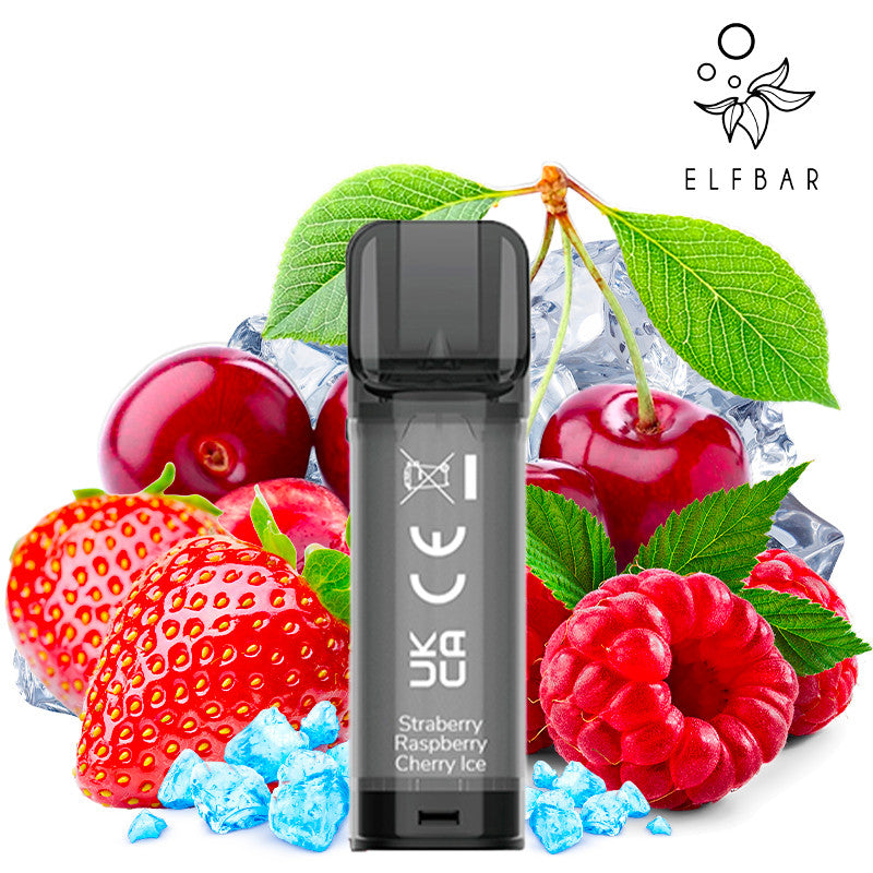 Elf Bar Elfa Kartuschen - Strawberry Raspberry Cherry Ice
