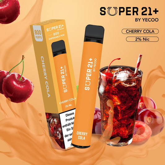 Super21+ 800 Cherry Cola (2% Nic)