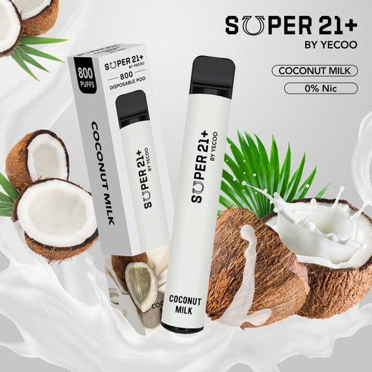 Super21+ 800 Coconut Milk (Ohne Nikotin)