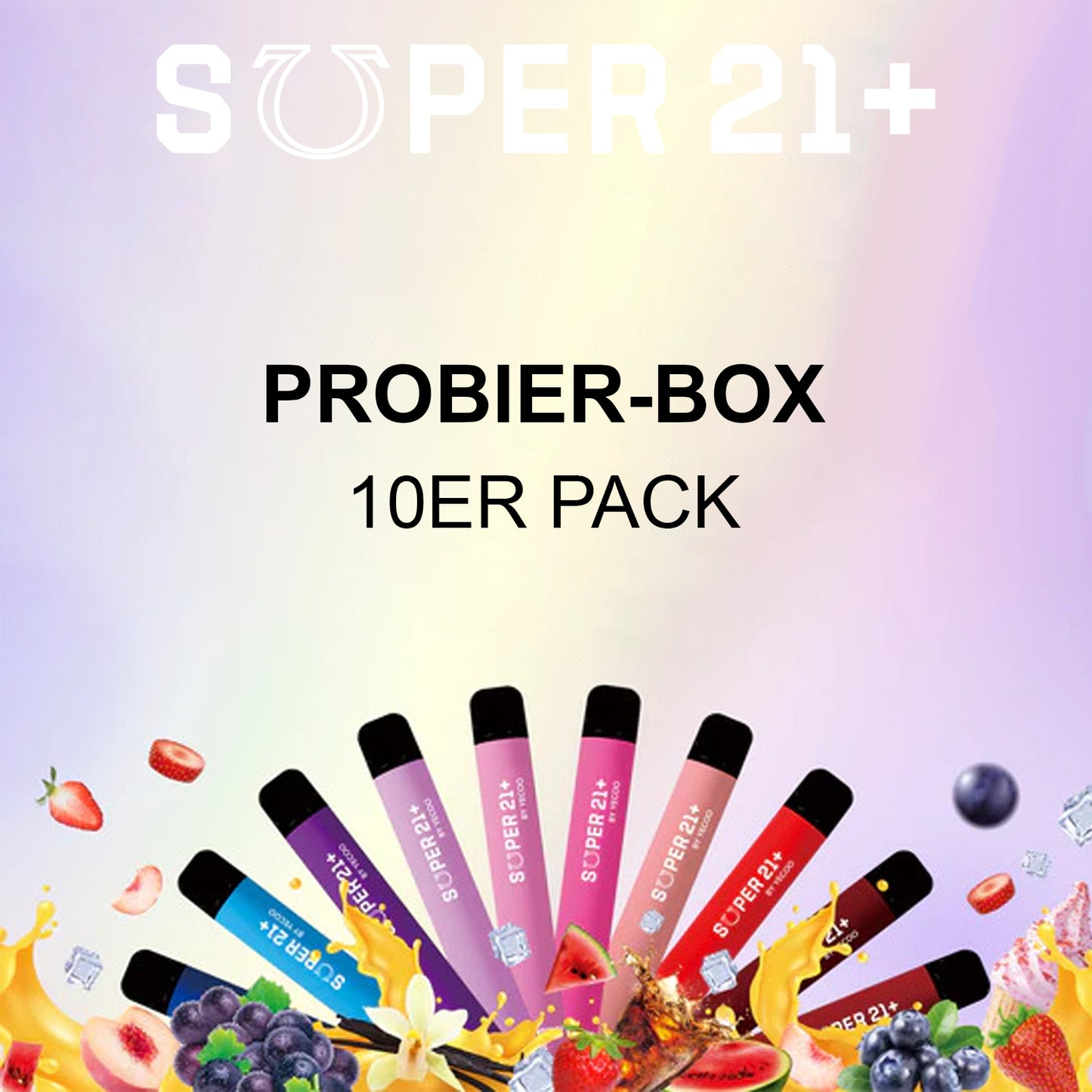 Super21+ 800 Probier Box (ohne Nikotin)